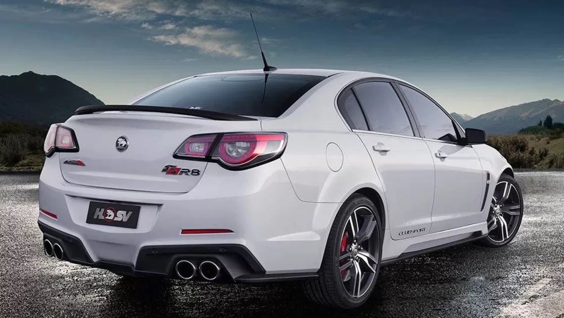 HSV LSA Yellow Black & Chrome Badge For GEN-F GEN-F2 VF GTS Maloo Clubsport - Rear Bootlid