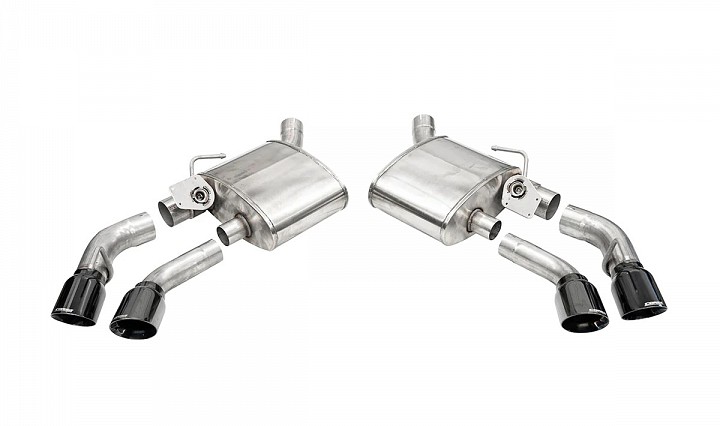 CORSA 2.75" AXLE-BACK QUAD 4.0" TIPS (14789) VARIABLE SOUND LEVEL | 2016-2022 CAMARO SS ZL1