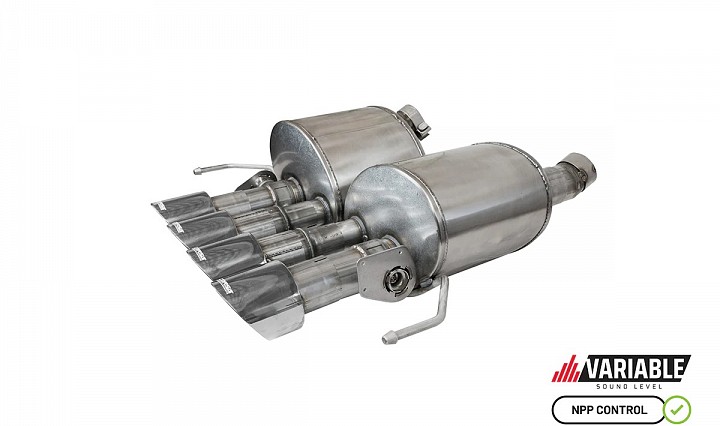 CORSA 2.75" VALVE-BACK QUAD 4.5" NPP TIPS | 2014-2019 CORVETTE C7, GS AUTO (W/ FACTORY NPP)
