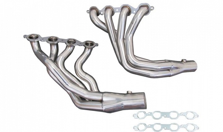 2014-2019 C7 CORVETTE 1 7/8" LONGTUBE STAINLESS STEEL HEADERS & CATS